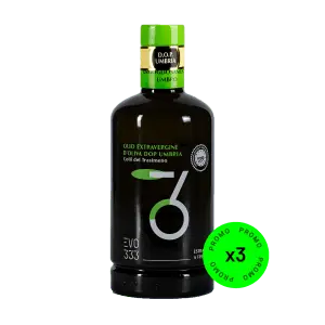 3 bottles of 500ml DOP extra virgin olive oil